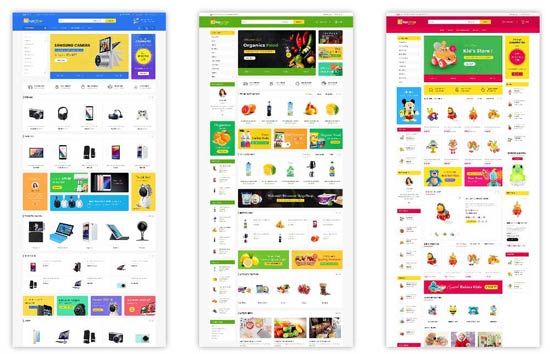 mega market opencart theme