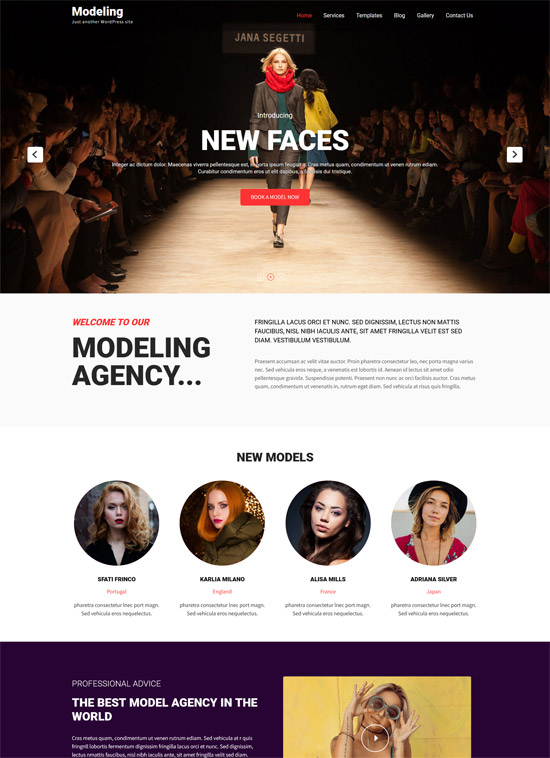 Free Runway Fashion Themes