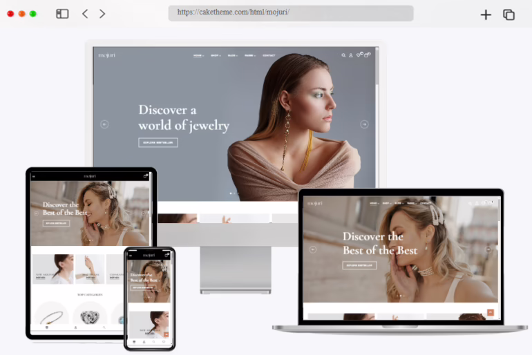 mojuri jewelry store html5 template