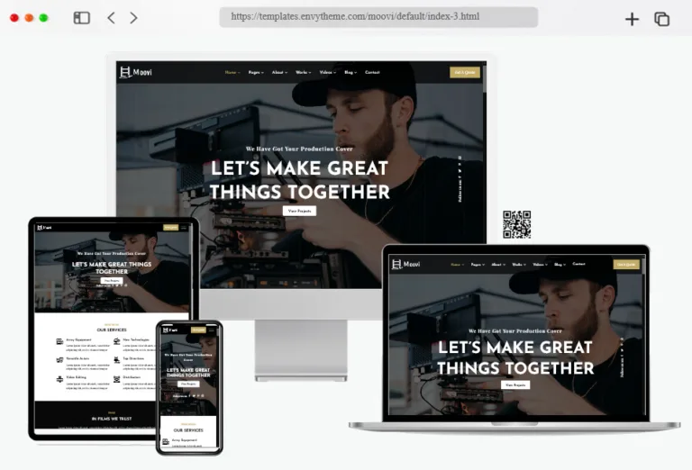 9 Best Movie & Video Production Website Templates 2026
