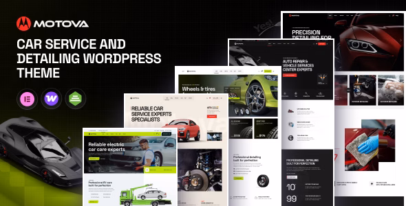 Motova - Car Repair & Detailing WordPress Theme WordPress theme
