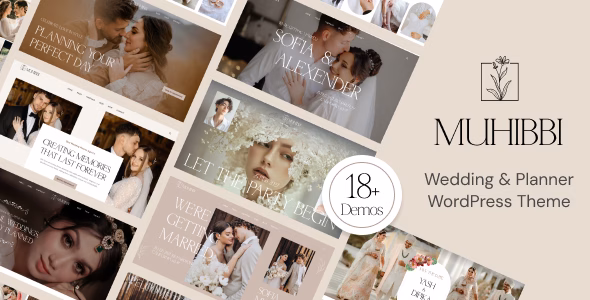 Muhibbi - Wedding & Planner WordPress Theme WordPress theme