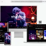 music club website html template