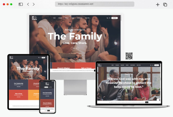 my religion church wordpress theme