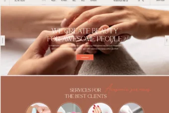nail salon wordpress themes  scaled