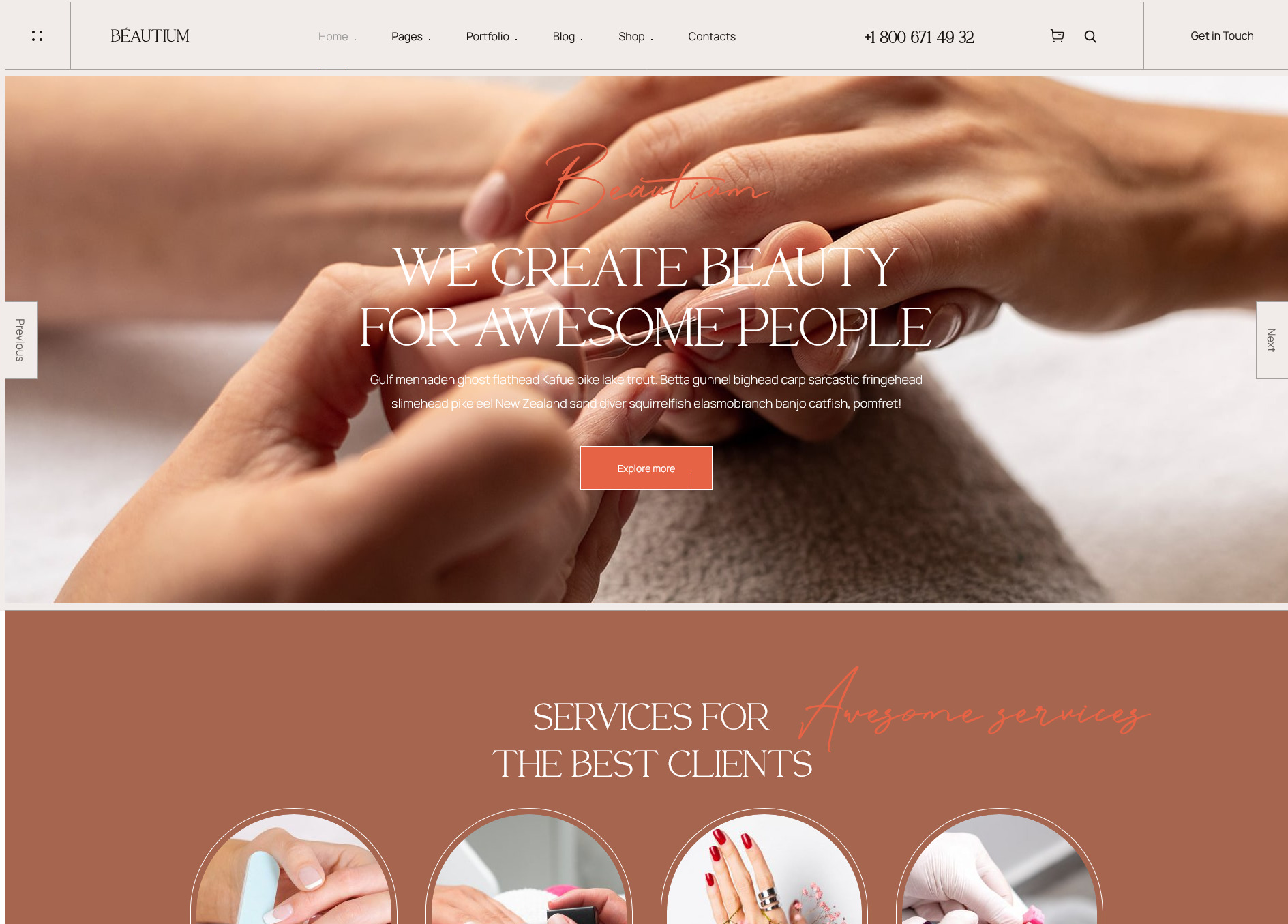 nail salon wordpress themes