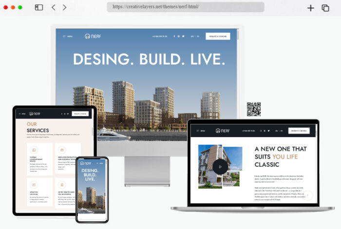 nerf single property html template
