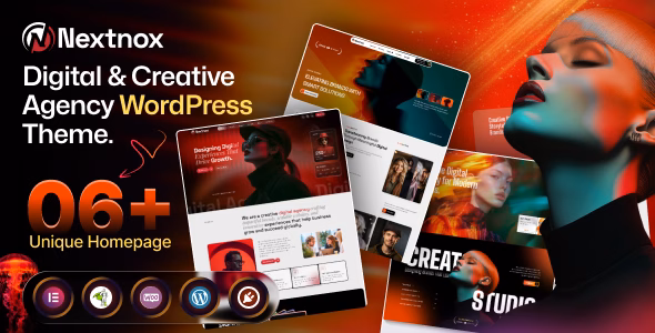 Nextnox – Digital & Creative Agency WordPress Theme WordPress theme