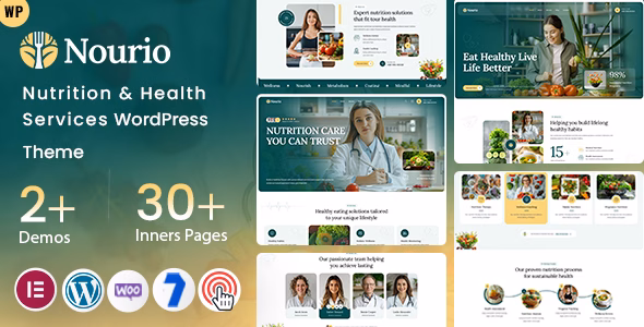 Nourio - Nutrition & Health Services WordPress Theme WordPress theme