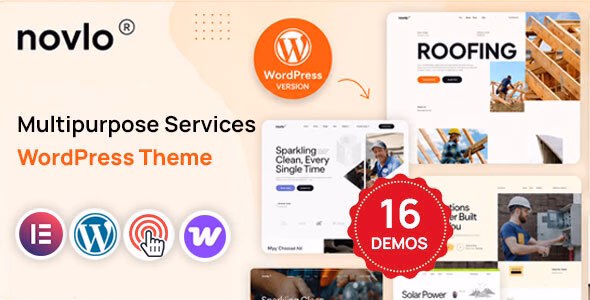 Novlo – Multipurpose Services WordPress Theme WordPress theme