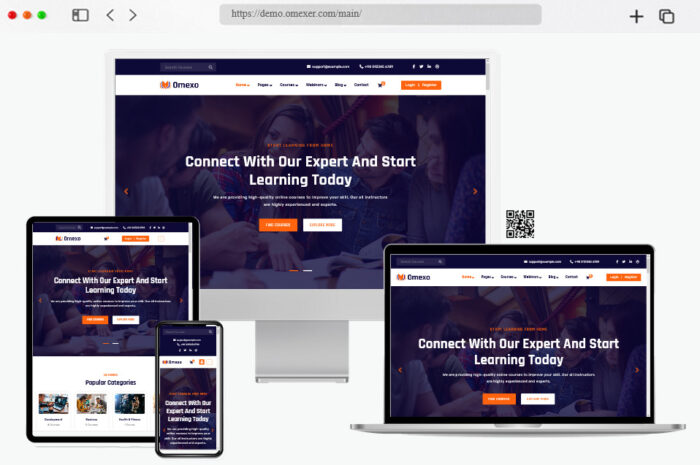 omexo education wordpress theme