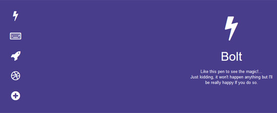 one page navigation css menu