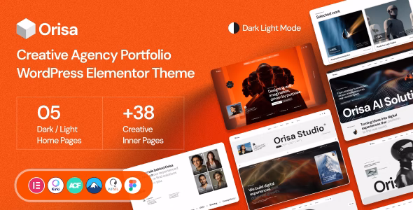 Orisa - Creative Agency Portfolio WordPress Theme WordPress theme