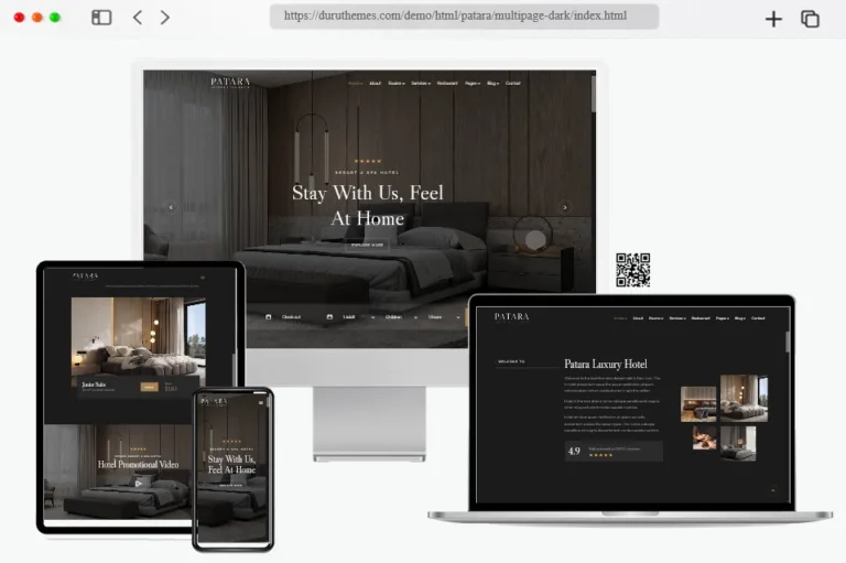 28 Best Hotel Website Templates Free & Premium