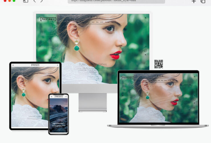 photonic fullscreen WordPress template