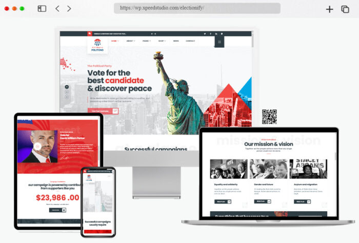 politono political election campaign wordpress theme