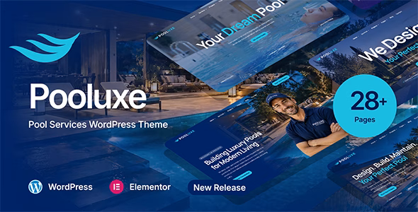 Pooluxe - Pool Services WordPress Theme WordPress theme
