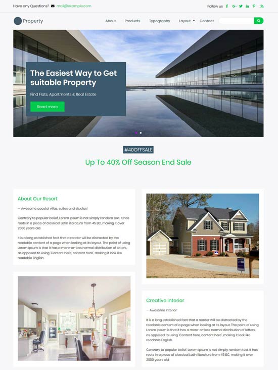 property real estate drupal theme