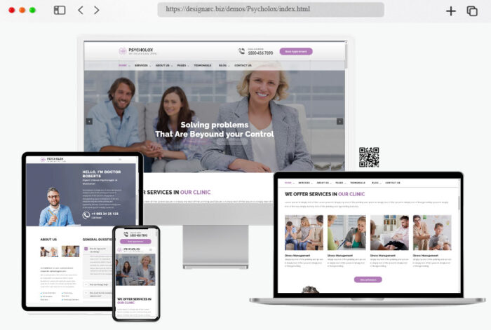 psycholox psychology counselling html template