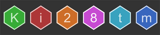 pure css hexicons