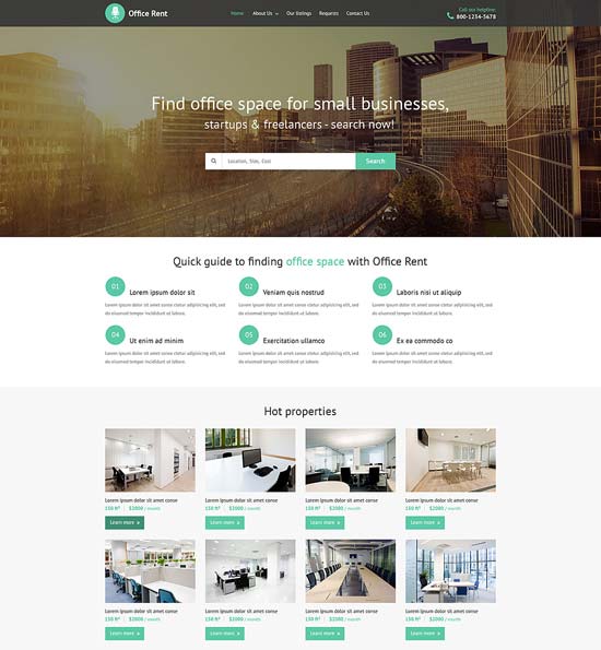 real estate agent website templates