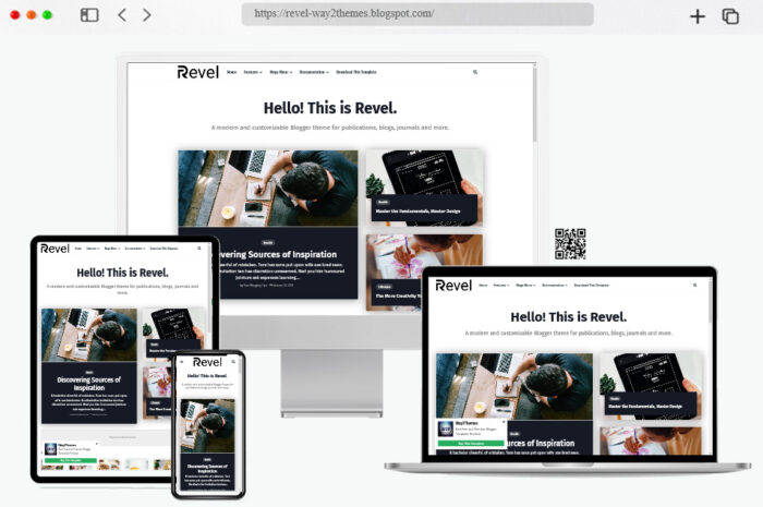 revel blogger template