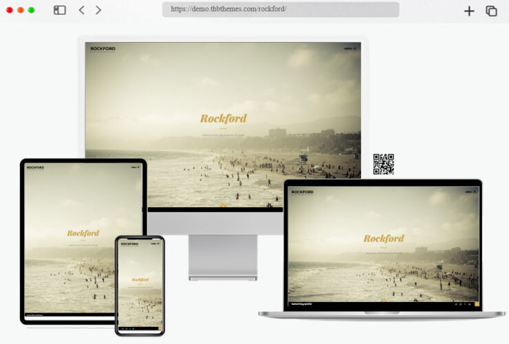 rockford responsive photography theme
