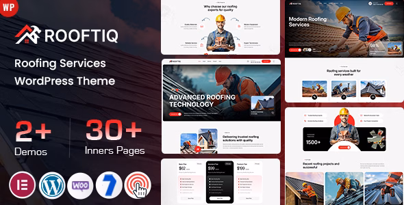 Rooftiq - Roofing Services WordPress Theme WordPress theme