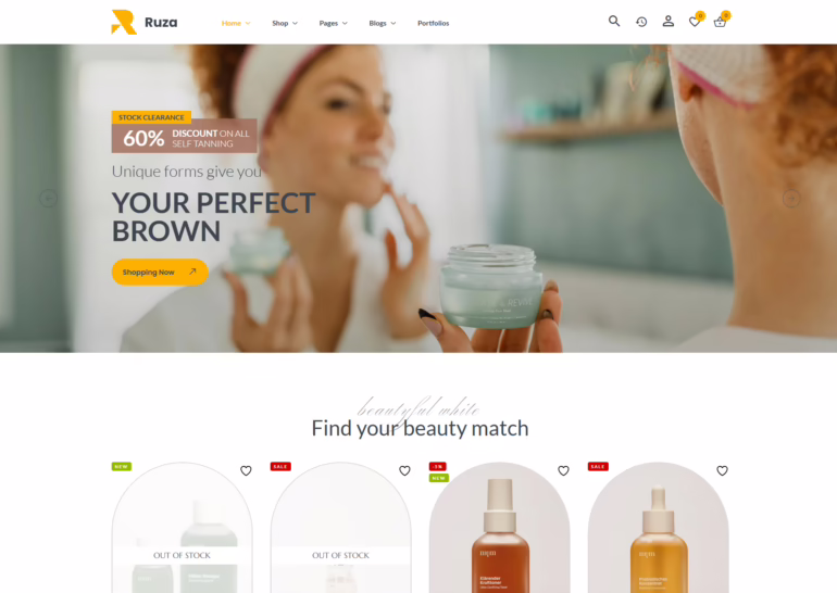 ruza beauty cosmetics shop