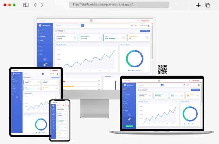 sb admin free bootstrap admin theme