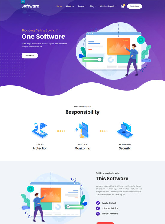 Free WordPress Themes for Mobile App Development