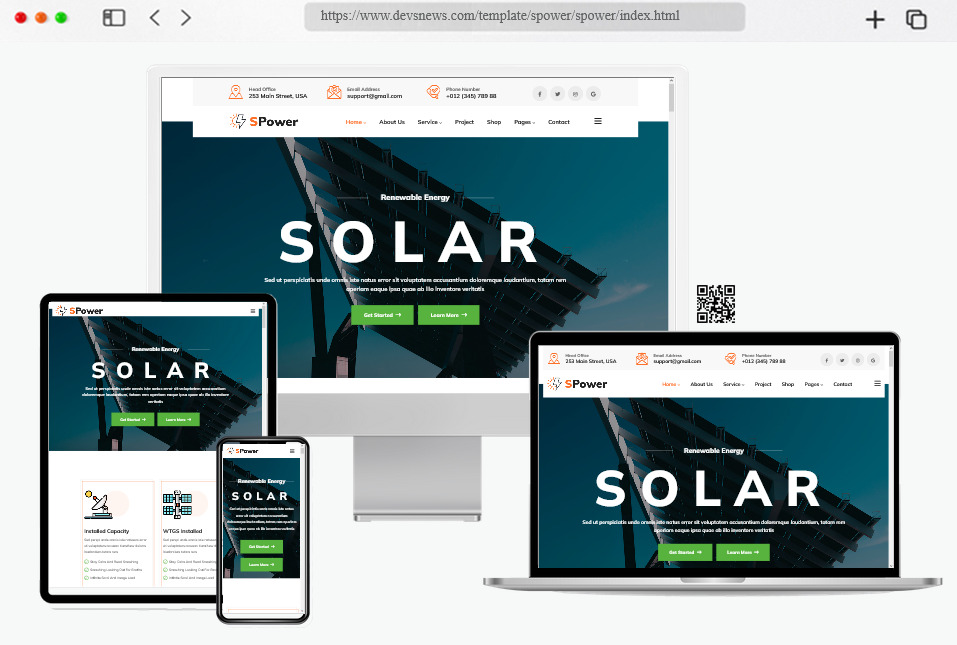 20+ Best Wind & Solar Energy Website Templates 2025 – freshDesignweb