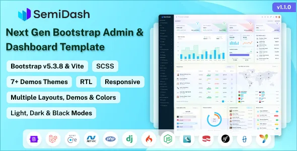semidash---bootstrap-admin-&-dashboard-template