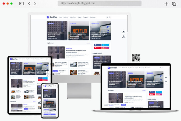 seoflex blogger template