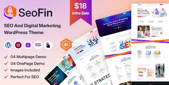 Seofin – SEO And Digital Marketing Agency WordPress Theme WordPress theme