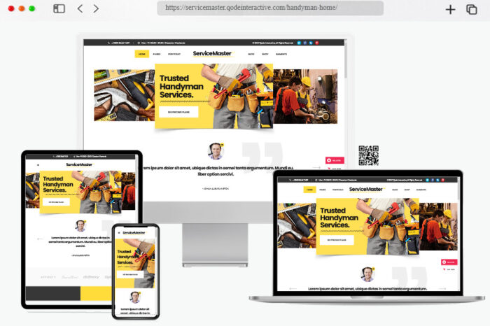 service master handyman theme
