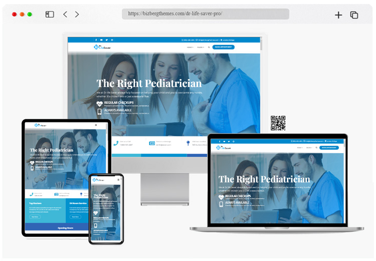 Free WordPress theme for healthcare