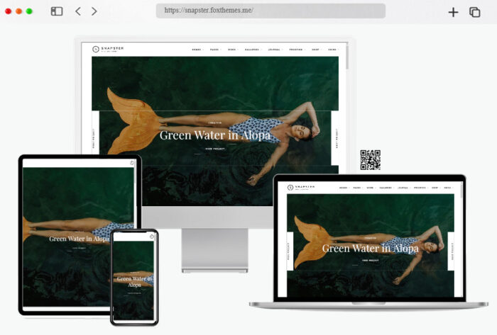 snapster creative photography wordpress
