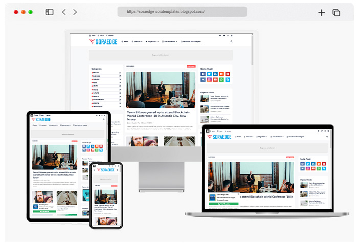 soraedge blogger templates