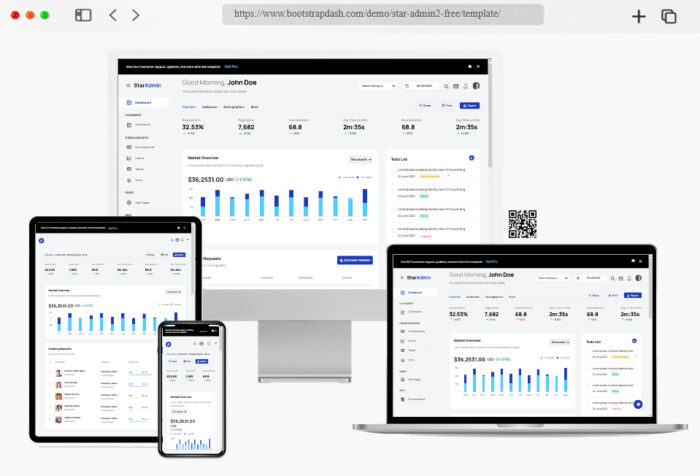 star admin bootstrap admin dashboard