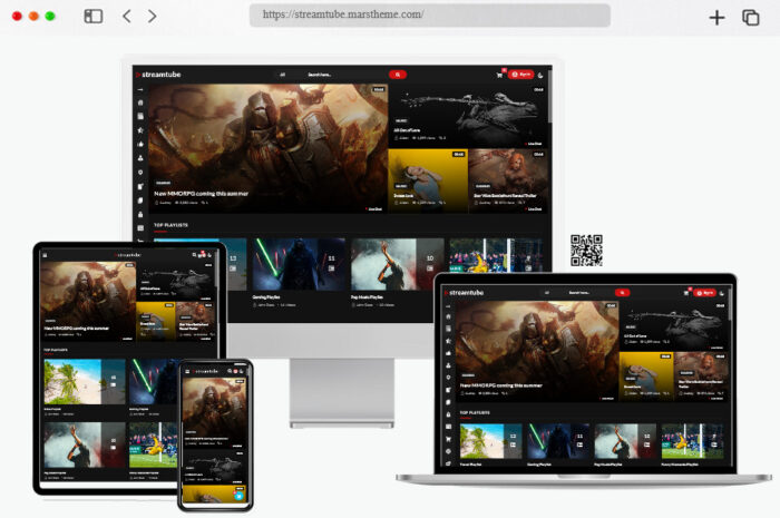 streamtube video streaming wordpress theme