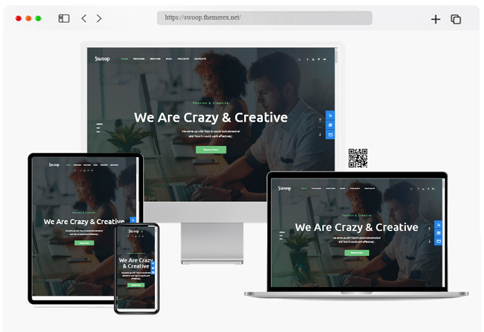swoop web studio wordpress theme