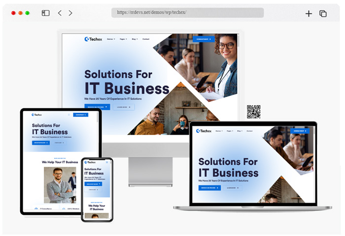 techex it solutions technology wordpress theme