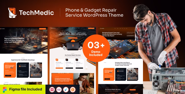 Techmedic - Phone & Gadget Repair WordPress Theme WordPress theme