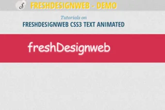 text hover effects css3 animated