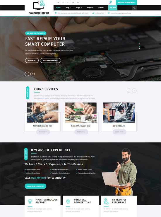 Download Free WordPress Themes for IT Solutions