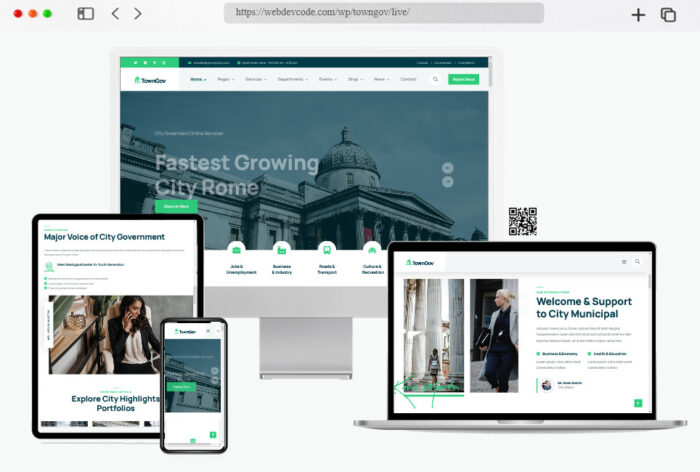 towngov city government wordpress theme