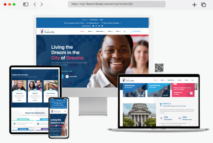 townsville political party candidate wordpress theme