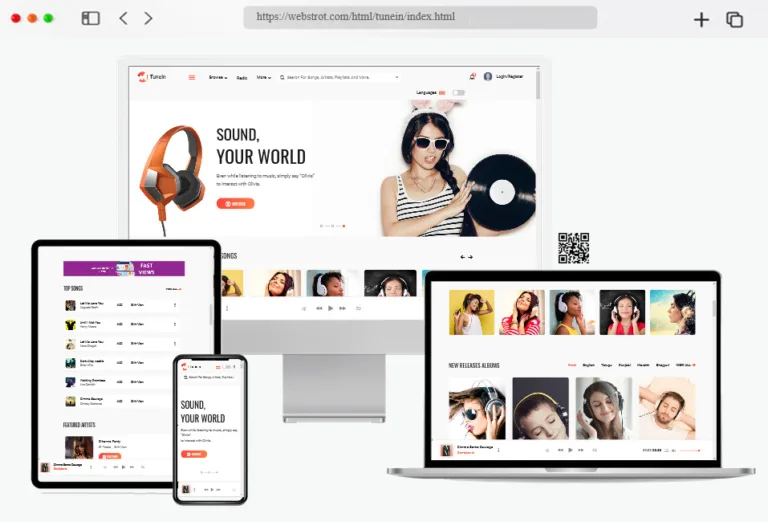 26 Best Free & Premium Music Website Templates 2026