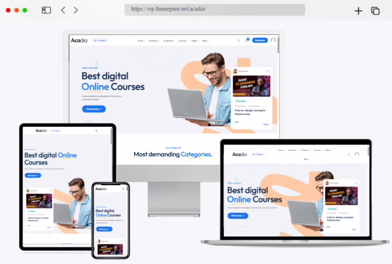 Responsive Education Theme
